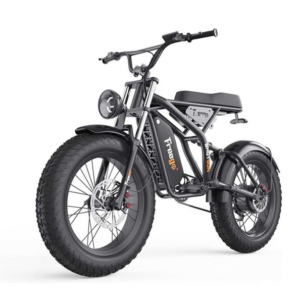 Fat Tire Electric Bike 20&#039;&#039; 1200W Ebike for Adults with 48V 20Ah Battery Electric Dirt Bike Urban Commuter Electric Bicycle