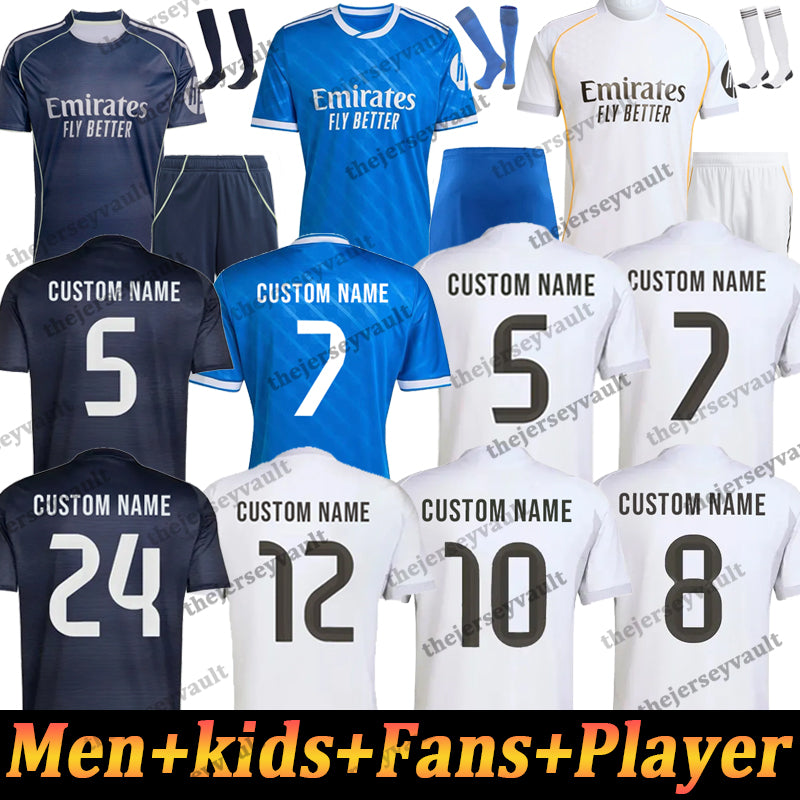 25 2026 football jersey soccer jerseys kit shirts nice tracksuit sporting maillot de Stripes Custom Shirt Champions League White Home maillot om 202