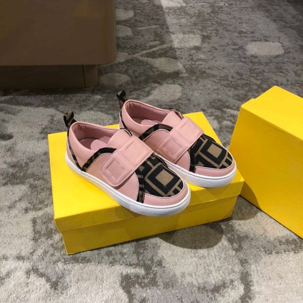 Classics Child Sneakers Letter printing kids shoes Size 26-35 Box protection Multi-color option designer baby casual shoes