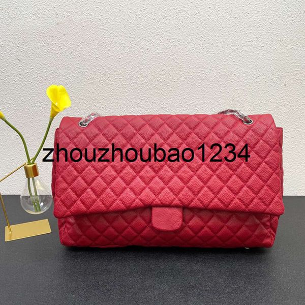 channelhandbag chanal Maxi Vintage handbag Classic Single Flap Calfskin Quilted Bags Caviar Leather Aged GoldSilver Meatl GHWSHW Crossbody D