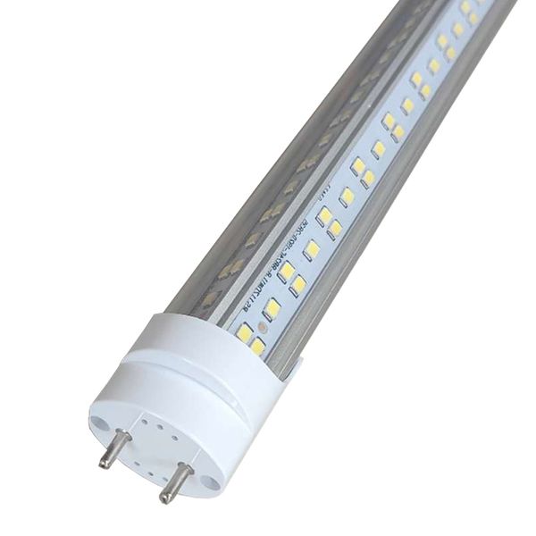T8 LED Tube Light Bulbs 4FT, 72W 7200Lm 6600K T8 T10 T12 Fluorescent Replacement Bulbs 4 Foot, High Output Bi-Pin G13 Base, Dual-End Powered