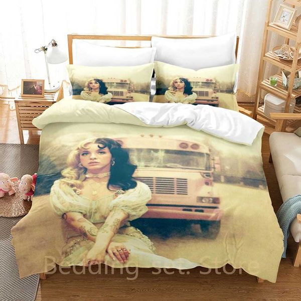 Melanie Martinez Bedding Set - Vibrant Artwork, 2024 Collection, Single-Double-Queen Bed