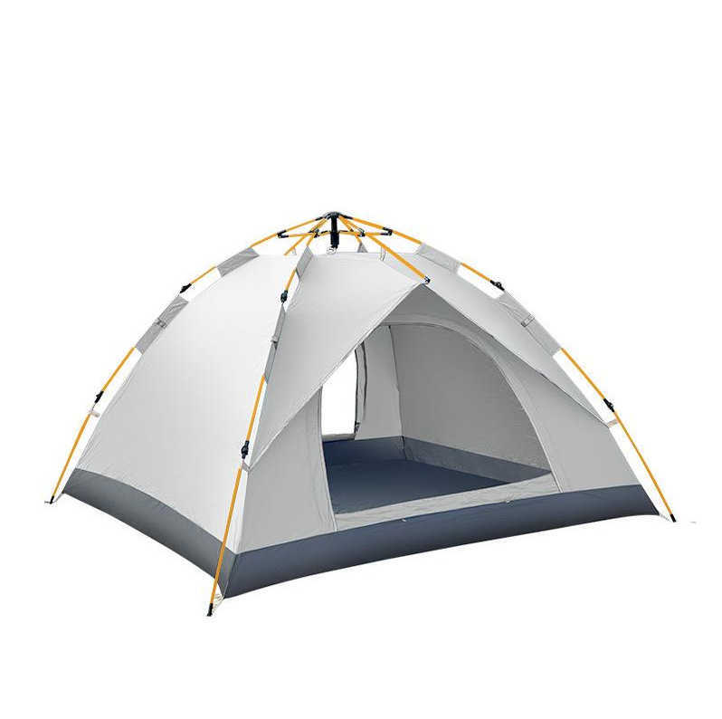 Dual-purpose compression camping tent for outdoor use, automatic false double-layer, suitable for 3-4 people, for outdoor camping and tenting. Z2510
