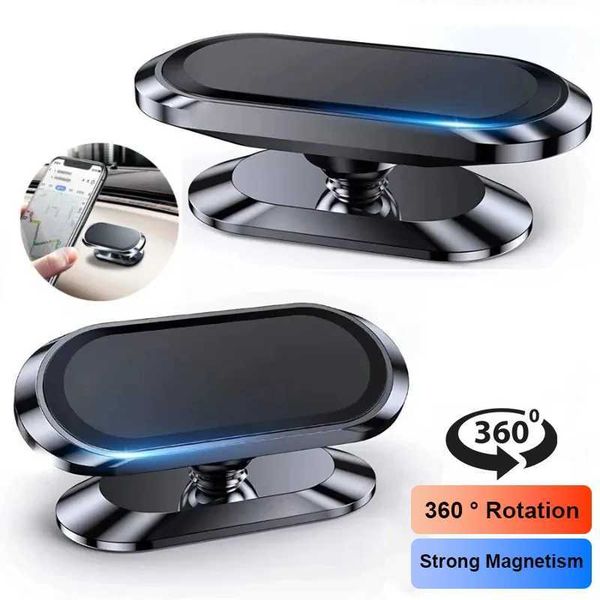 Cell Phone Mounts Holders 360 Magnetic Car Phone Holder Magnet Smartphone Mobile Stand Cell G Support For iPhone 13 12 XR Mi Samsung LG CL25