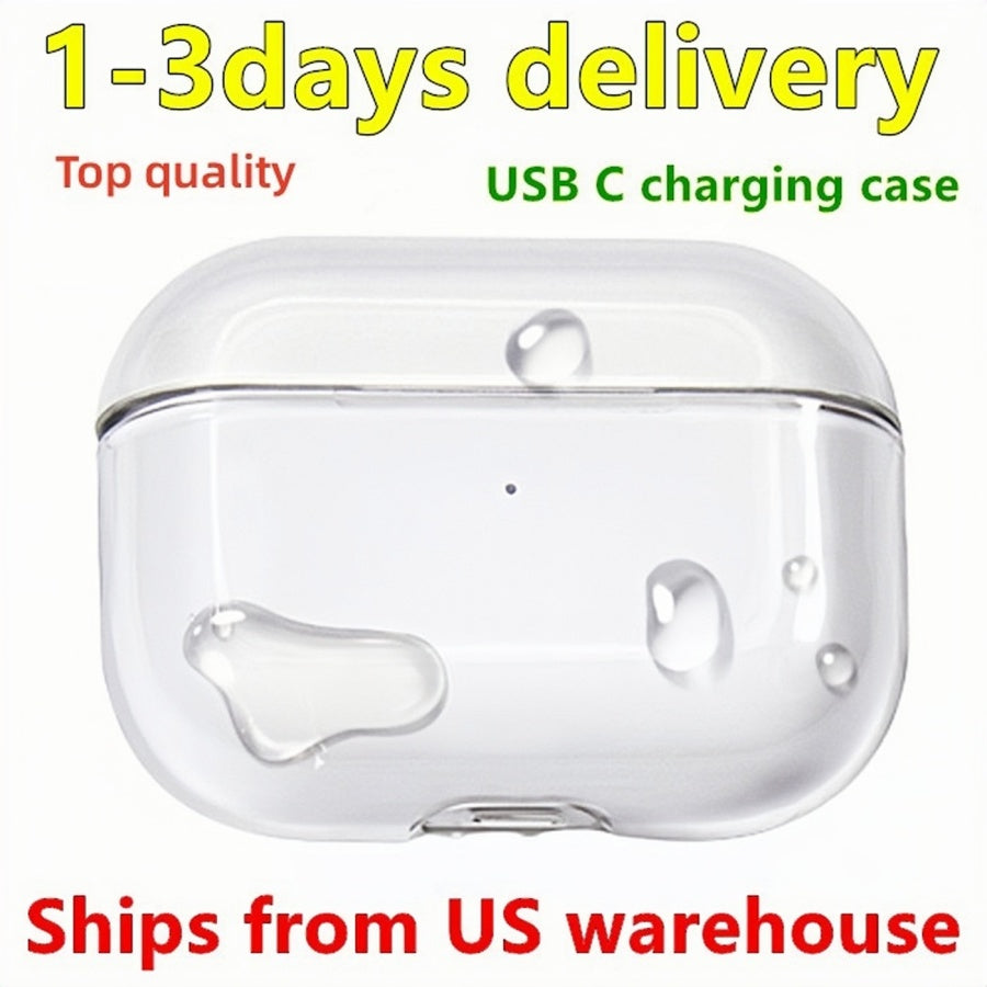 USA Stock For Airpods pro 2 3 4 max earphones Accessories for airpods 4 Silicone Cute Protective Headphone Cover airpodspro 2 Wireless headphones Sh