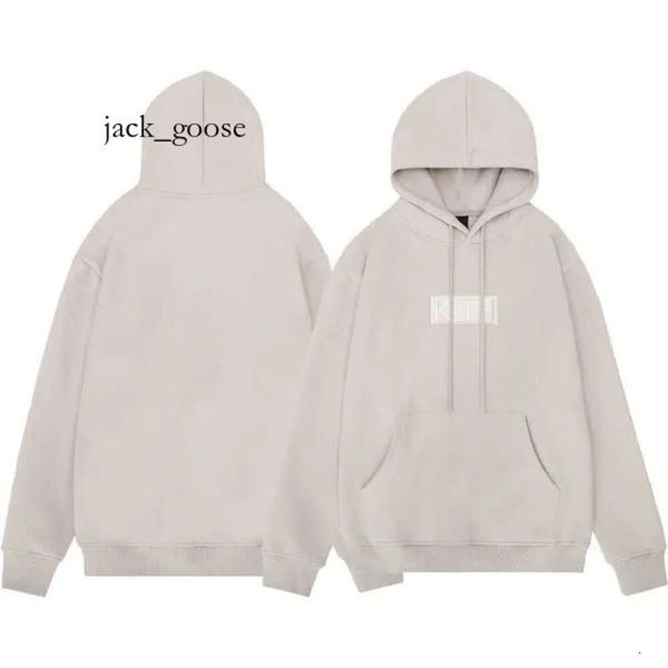 Kith Hoodie Men Rhude Hoodie Women Essentialsclothing High Quality Box Embroidery Fear Of Ess Sweatshirts Heavy Fabric Oversize Essee Pullov