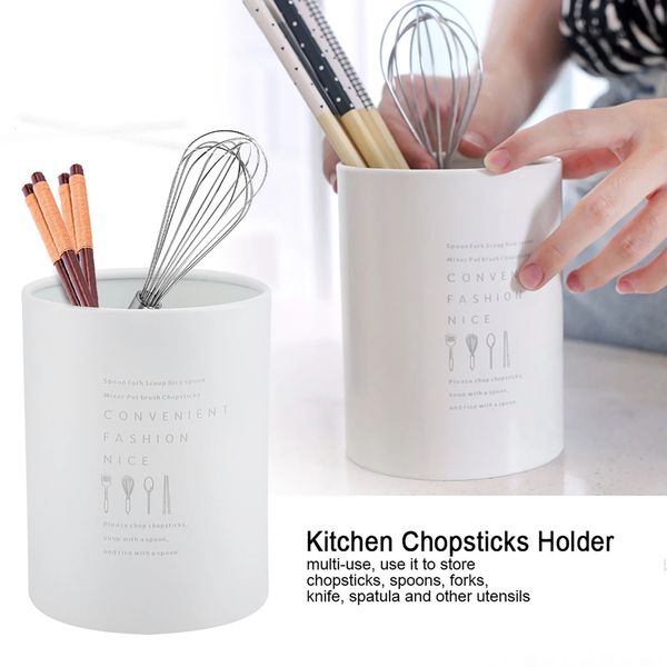 Kitchen Utensil Holder Stainless Steel Chopstick Chopsticks Forks Spoons Organizer 250102