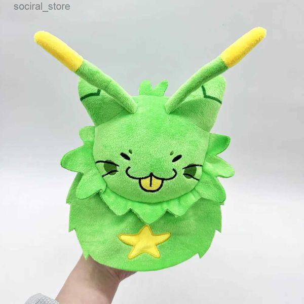 Stuffed Plush Animals 2024 New Gnarpy Discovers The Internet Green Cat Plush Toys Stuffed Dolls Oft Pillow Home Decoration Dolls For Birthda