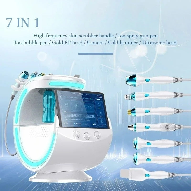 Oxygen Micro Grinder for Facial Skin Cleaning, Water-Based Skin, Rf Wrinkle Removal and Beauty Care, Latest Technology