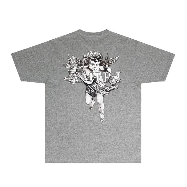 American Men Fashion Casual Cotton Crewneck Short Sleeve T shirts Man 2XL Amiryes Tee Graphic Printing