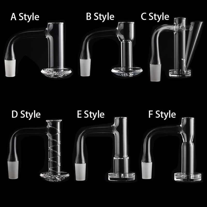 Full Weld Beveled Edge Control Tower Terp Slurpers Quartz Banger Terp Slides Terp Slurpers Blender Nails For Glass Water Bongs Dab Oil Rigs Pipes