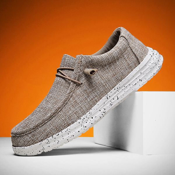 Dress Trend Canvas Men Boat Dude Deck Loafer Fashion Outdoor Casual Flat Shoes Beach Shoe Large Size 230720 dh5727163