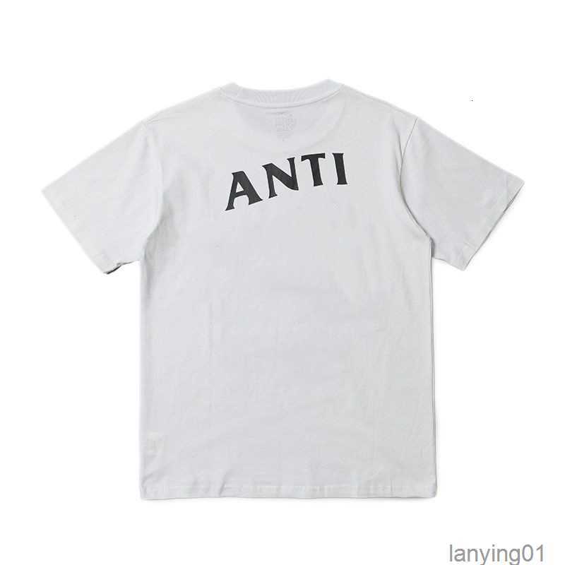 Men&#039;s t Shirts Fashion Anti Social Club Cross Print T-shirt Casual Short1sd8s