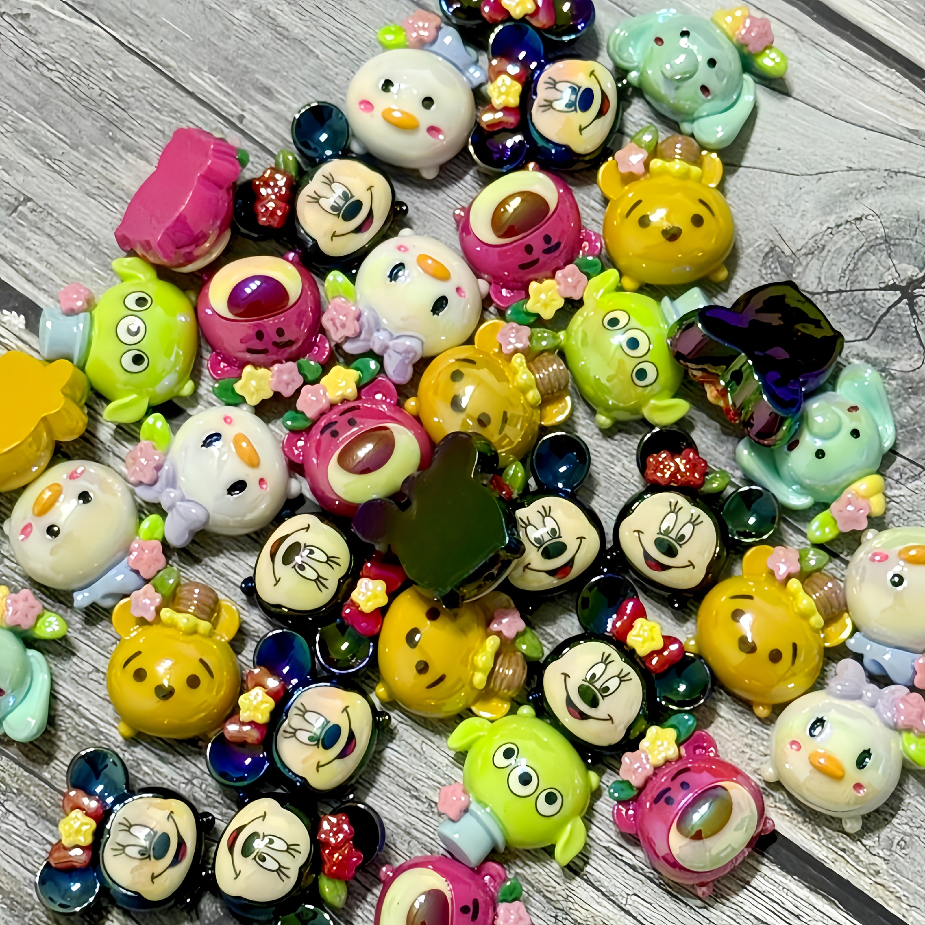 TEMU 10pcs Of Perforated Beads, Making, Ballpoint Pen, Necklace, Keychain, Bracelet, , Hair Clip, Mobile Phone Rope, Bag Accessories, Shoe