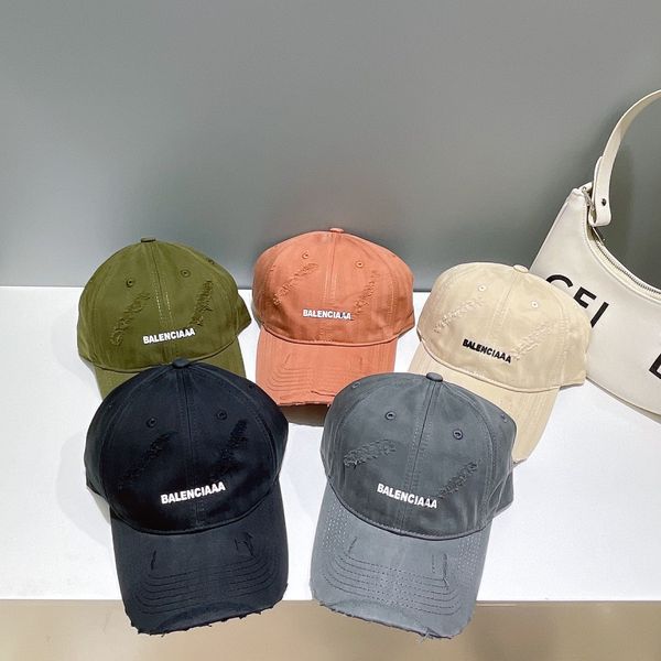 Candy colored designer ball cap couple summer outdoor sports vacation date letter print casquette