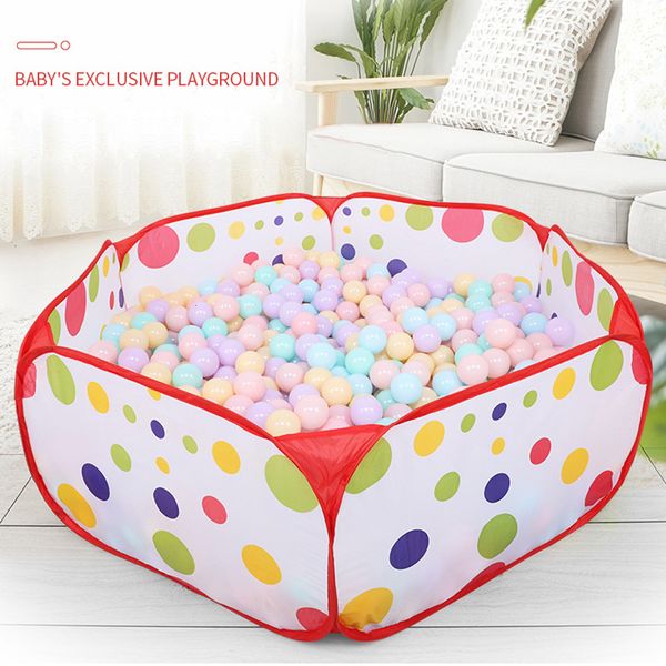 Baby Rail Children Play Ball Tent Foldable Waterpoof Ocean Ball Pit Pool Easy Clean Breathable Durable for Indoor Outdoor ActivityON ball 23