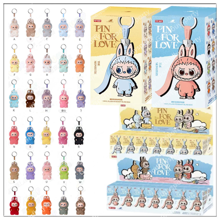 V4 LABUBUPOPOMAT 4.0 pin for love Blind box toys V3 2025 Gifts Collectible igurine PVC Sitting Doll Macaron Color Party Favors Adorable Desk Decor 2