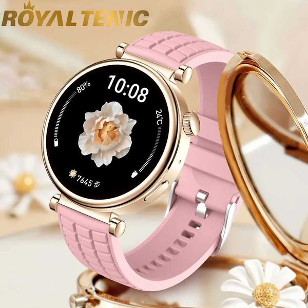 High Quality Laydies Z01 Mini Smart Watch 1.27-inch AMOLED Screen 41mm Sport Womens Health NFC Waterproof Fashion Smart Watch O241213