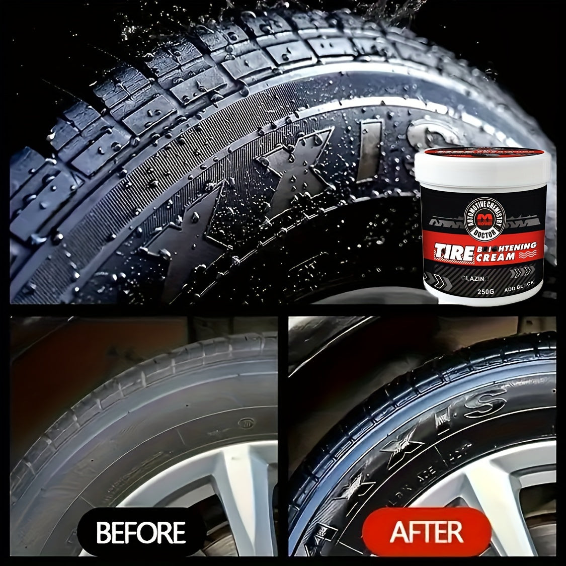 TEMU Car Tire Refurbishment Wax, Sprayable Extra Tire For Cars, Trucks, Motorcycles, Rvs & More