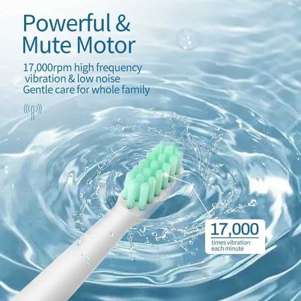 High Quality Portable sonic electric toothbrush battery powered soft DuPont bristle waterproof toothbrush for adult oral and gum health M241