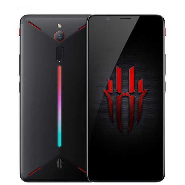 Original Nubia Red Magic 4G Gaming Mobile Phone Smart 8GB RAM 128GB ROM Octa Core Snapdragon 835 Android 6.0&quot; Full Curved Screen 24MP O