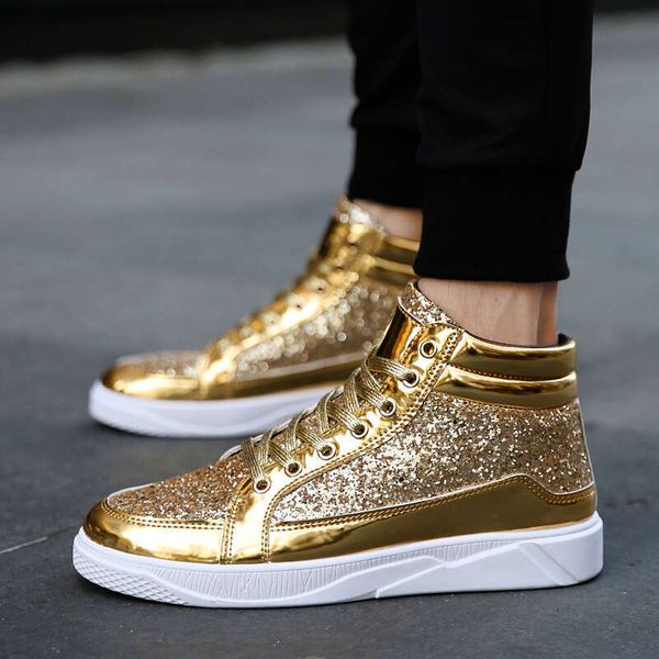 2023 autumn and winter new outdoor casual leather fashion all-match high-top skateboard shoes male 47 large size 48
