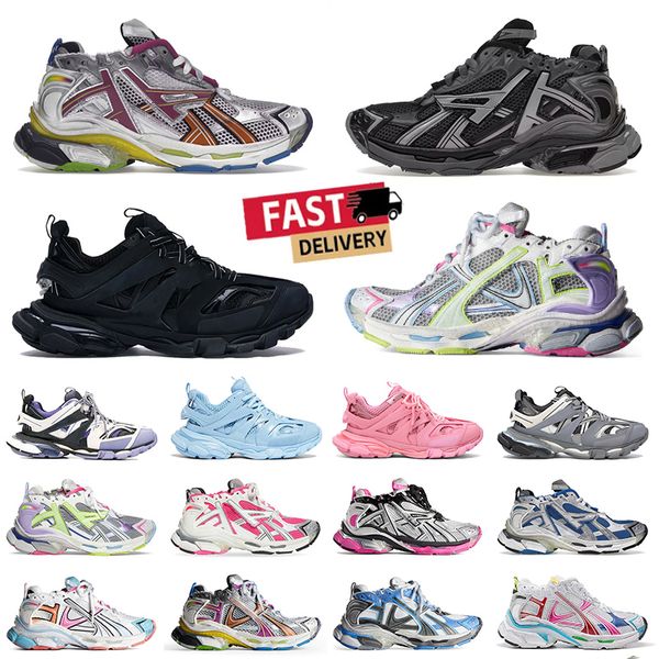 balenciagarunners balenciaga track balenciagatracks balenciagaa shoes all black white Multicolor  designer sneakers mens trainers heels mens