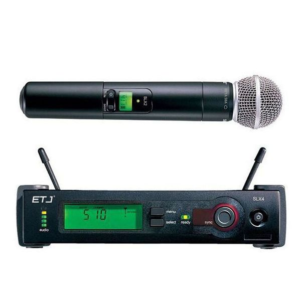 Top Quality SLX SLX24 BETA58 UHF Professional Wireless Microphone System Super Cardioid BETA Handheld Microfone Mic