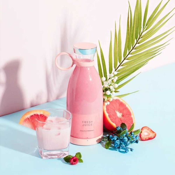 Juicers Rechargeable Mixers Fresh Fruit Juicers Usb Portable Juicers Bottle Mini Fast Electric Portable Blender Smoothie J241114