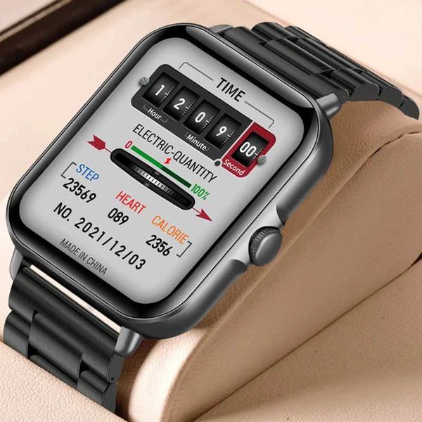 2022 Smart Watch BT Call Play Music Smartwatch Fitness Clock Digital Sports Waterproof Watches for Men Women IOS Android M240907