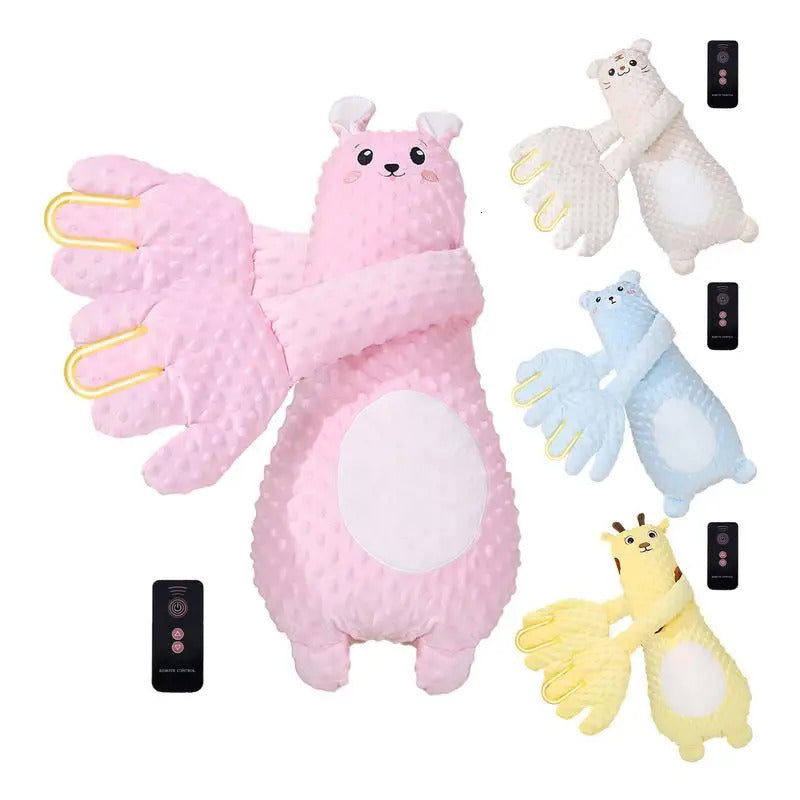Adjustable Automatic Baby Patting Sleep Pillow Startle Prevention Soothing Palms for 03 Toddler Remote Control Aid 250716