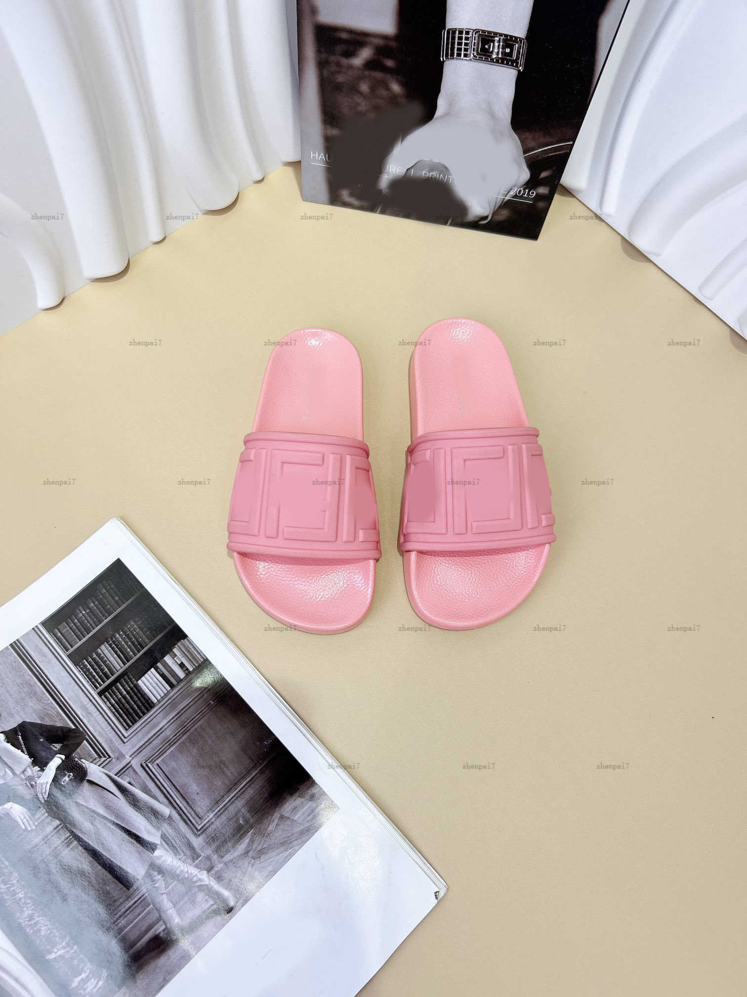 Top one kids slippers letterpress baby shoes Including box Summer boys shoes High quality girls Sandals A284X08N067-c