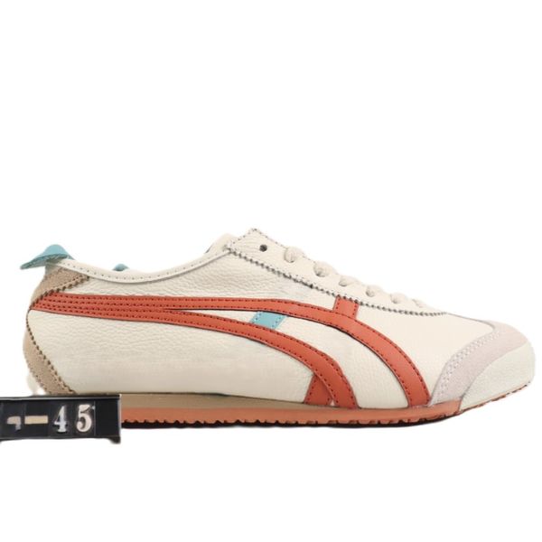 Men Women Trainers Running Shoes 2024 Designer Tiger Mexico 66 Slip-on Lazy Training Birch Green Red Yellow White Platform Sneakers01