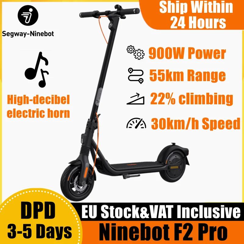 EU Stock Ninebot by Segway F2 PRO Kickscooter 30km-h Max Speed 900W Motor Smart Electric Scooter 55km Max Range Scooters