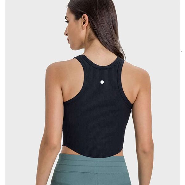 Women Quick Dry Tanks with Bra Cross Back Gym Women&#039;s Fiess Shirt Sleeveless Sports Top Yoga Vest