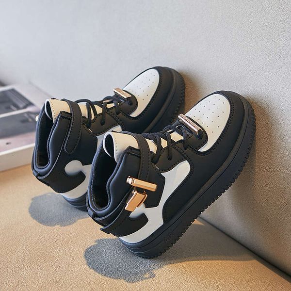 High Top Spring and Fall Soft Walking Shoes Babies Boys Girls School Sneakers for Kids 2024