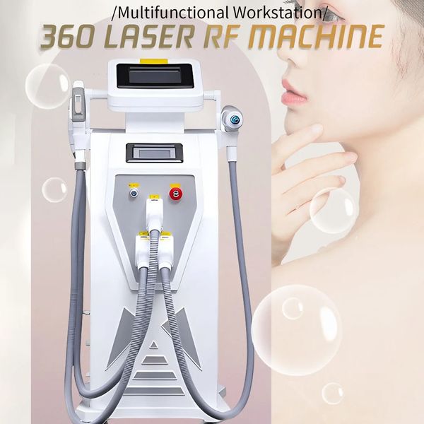 CE Certified 3 in 1 Hair-Tattoo Removal OPT IPL + Nd Yag Picolaser Machine Radio Frequency Skin Rejuvenation Wrinkle Spot Remover