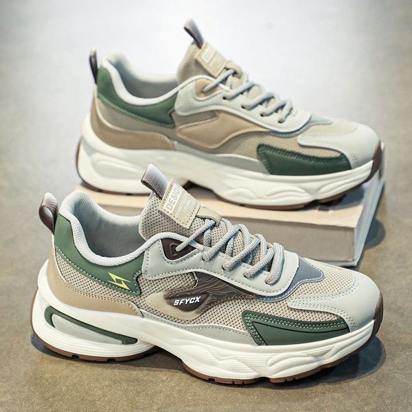 Athletic Shoes new free shipping designer shoes women shoes outdoor trendy green black sneakers sports platform shoes running shoes breathab