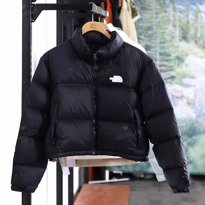 puffer jacket women winter jacket women Designer jacket Stand up collar short down cotton jacket thick bread street fashion womens coat womens desig