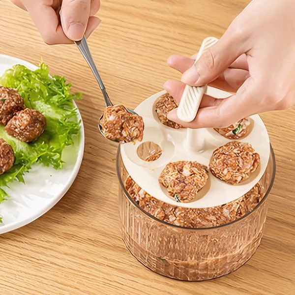 Round Fish Beaf Rice Ball Making Device Kitchen Meatball Mold Kitchen Extruded Meatball Making Tool Kitchen Gadgets 250110