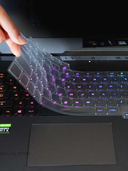 Keyboard Covers Silicone TPU keyboard cover skin protector for ASUS ROG Strix G17 G713 G713QR G713Q G713RM G713 QR QM 17.3-inch gaming lapto