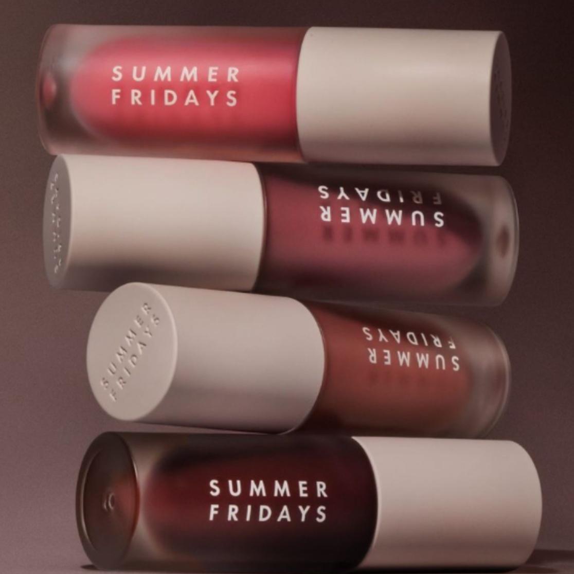 Summer Fridays Dream Lip Oil Pink Cloud 4.5g Lipgloss Liquid Lipstick Moisturize Smooth Makeup Lips Glaze Butter LipBalm Blush Dreams 4 Colors Lip C