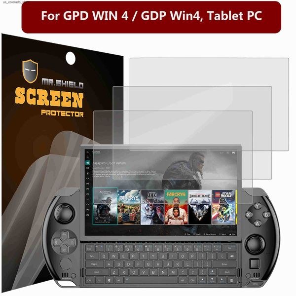 Tablet PC Screen Protectors Mr. Shield 3-Pack screen is for GPD WIN 4-GDP Win4 tablet anti glare L240910