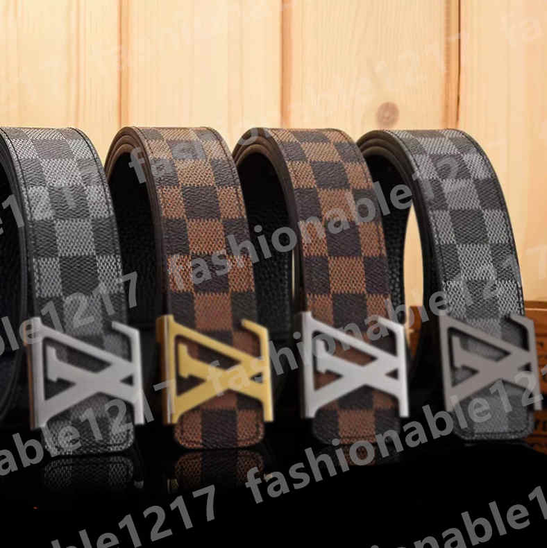 2025 Designer Classic Mens Belt Fashion Brand Genuine Leather Letter Printed Womens Accessories Belt High Quality Large Gold Buckle Casual Business