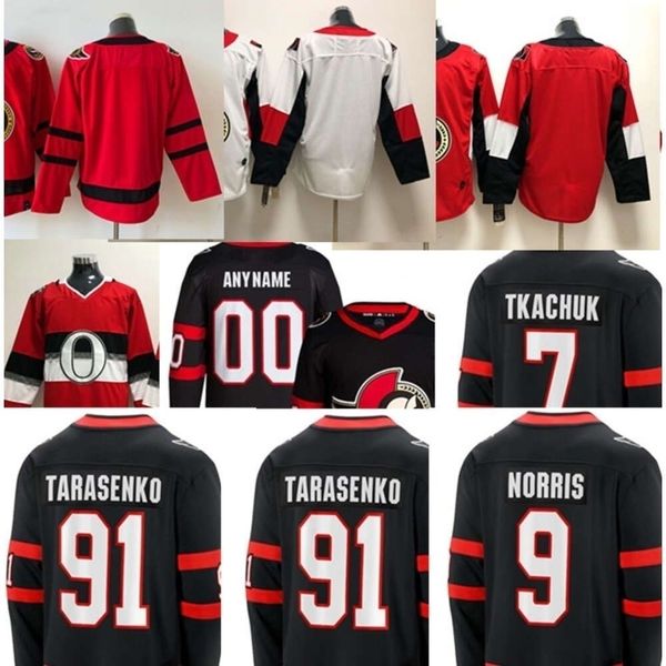 Ottawa Senator Hockey Jersey Brady Tkachuk Tim Stutzle Drake Batherson Claude Giroux Linus Ullmark Jake Sanderson Josh Norris Thomas Chabot