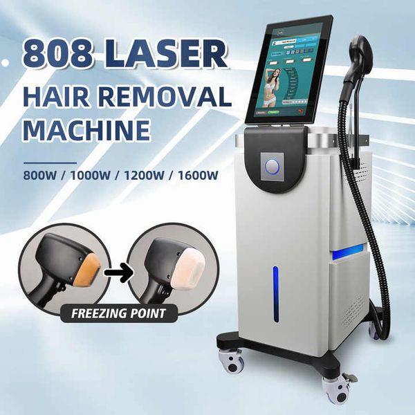 Newest fast painless air cooling permanent lazer hair removal 3 wavelength 755nm 808 nm 1064nm diode laser hair removal machine