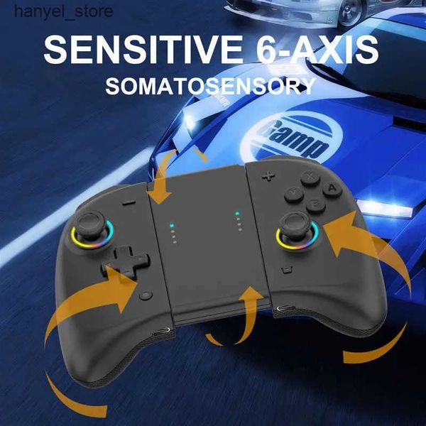 Game Controllers Joysticks New Wireless Controller for Nintend Switch NS Joypad Game Handle Grip Left Right Joystick Bluetooth Gamepad with