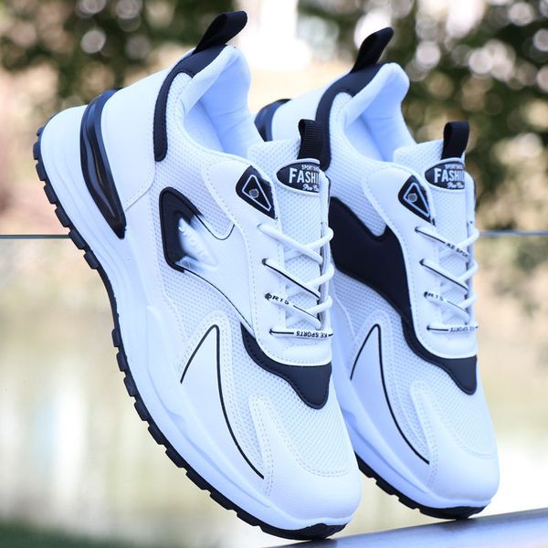 Tênis de corrida masculinos Spring Spring New Breathable Mesh Casual Shoes Casual Sports Wearable Sports