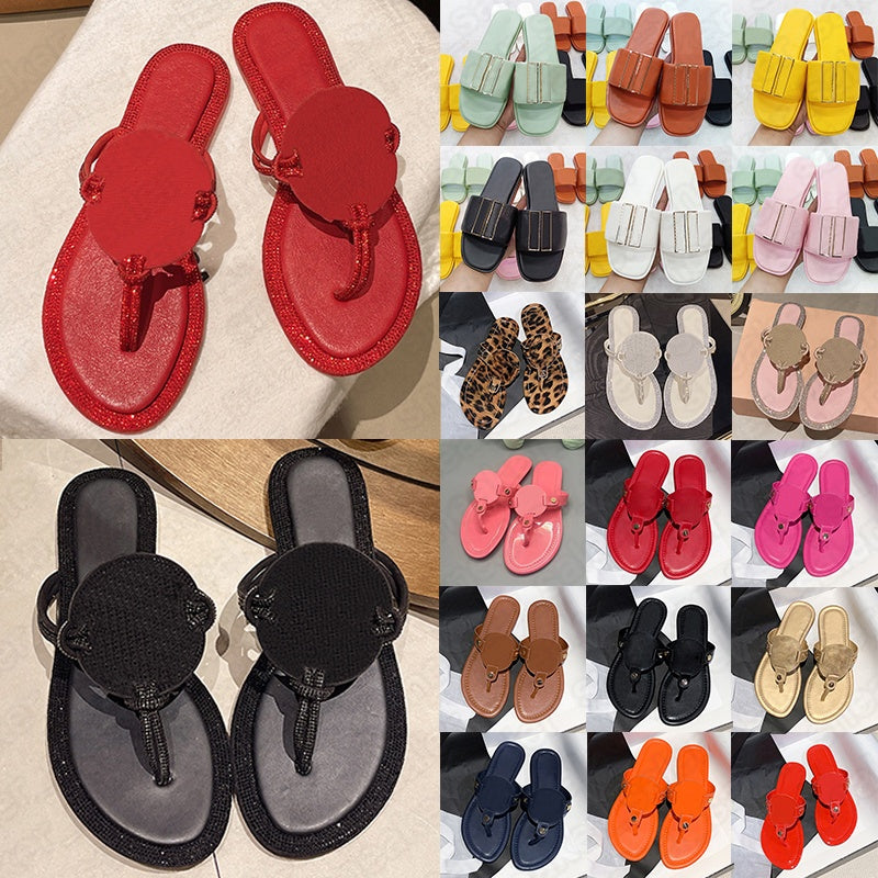 2025 sandals famous designer women slippers diamond sparkling womens slides shoes comfortable beach wedding shoes free shipping summer Flip Flops rh