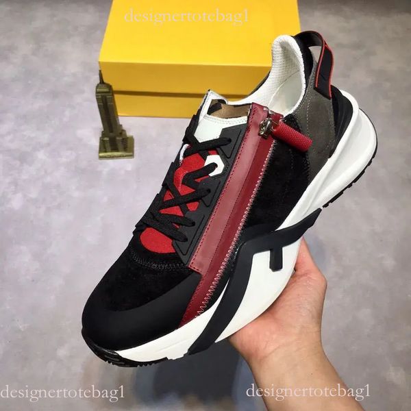 Mens Leather shoes FLOW Perfect Sneakers Casual Shoes Comfort Casual Men&#039;s Sports Zipper Rubber Mesh Lightweight Skateboard Runner Sole